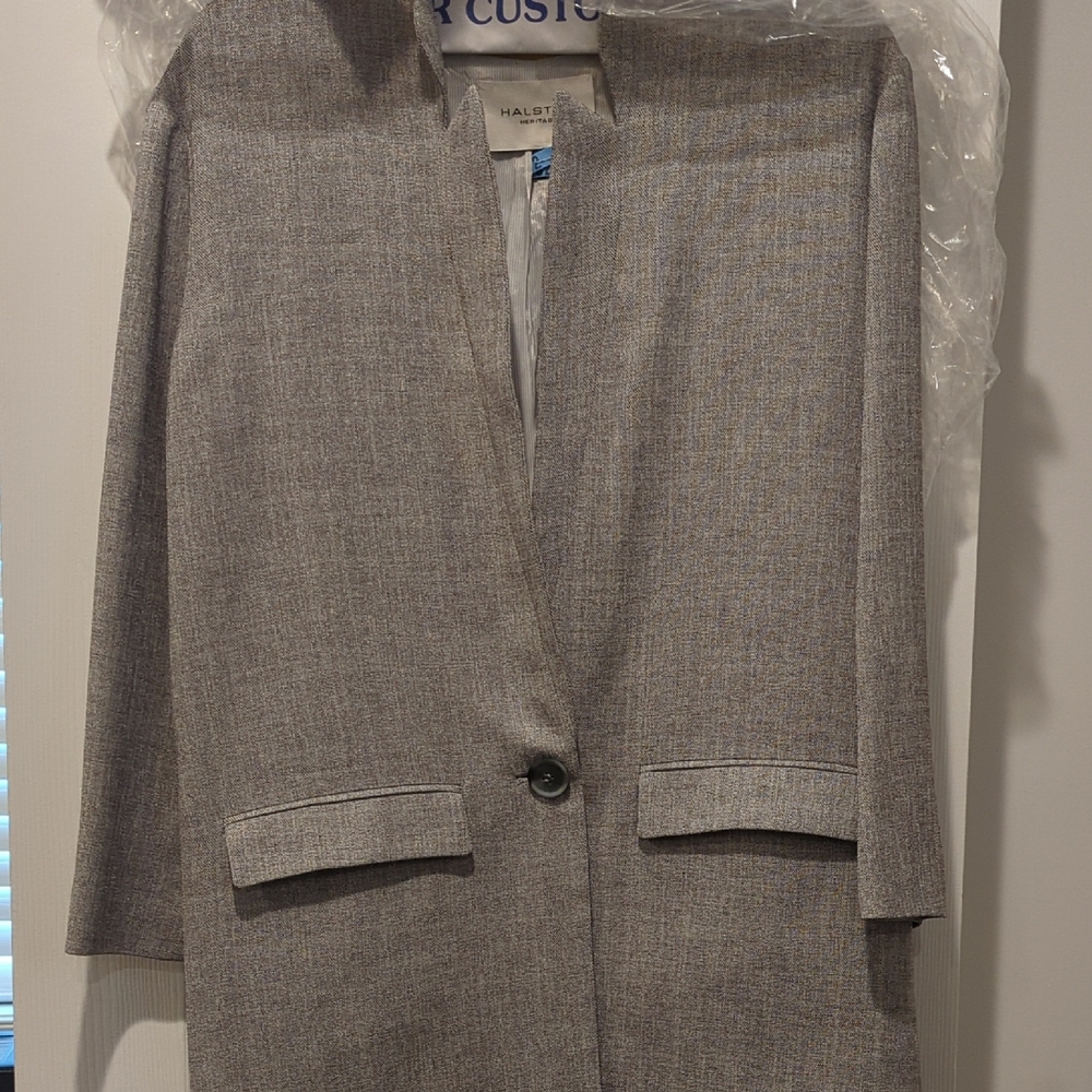 Halston Heritage Gray Blazer